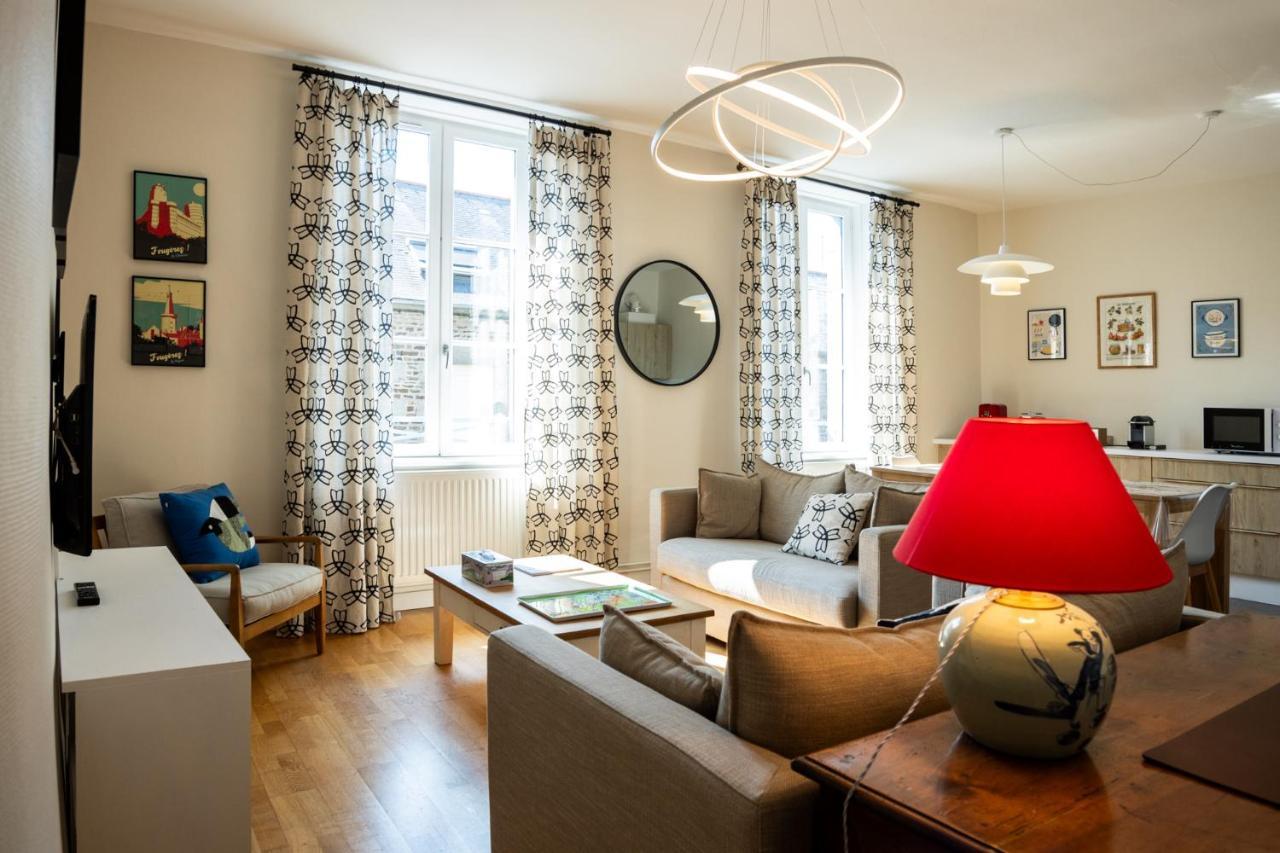 Bel Appartement, Bien Equipe Et Confortable Dans Le Centre Historique Фужер Экстерьер фото